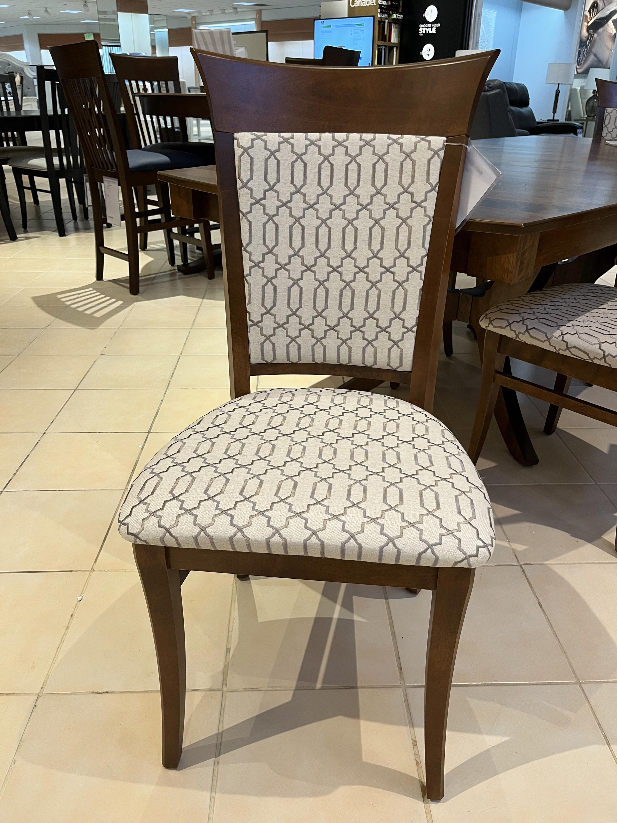 Canadel upholstered dining hot sale chairs